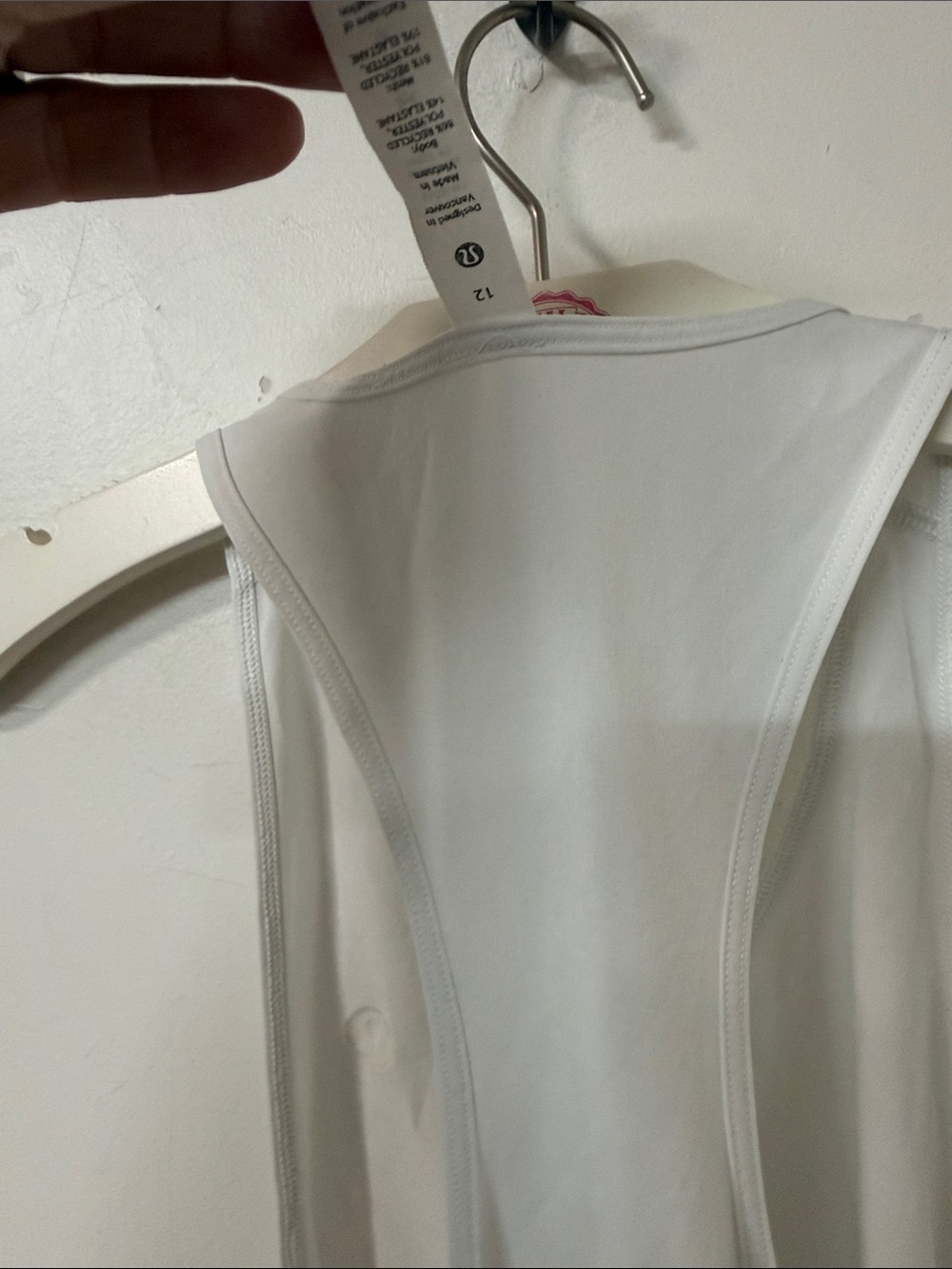 lululemon athletica White Racerback Tank Top - Picture 4 of 4
